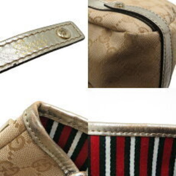 Gucci Beige GG Abbey Bag Tote Canvas - Picture 7 of 9